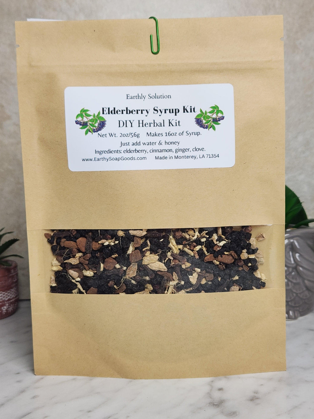 Elderberry Syrup Kit Earthly Soap Goods