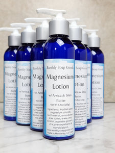 Magnesium Lotion Earthly Soap Goods