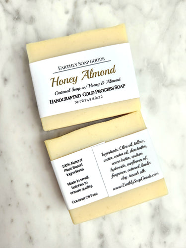 Honey Almond Oatmeal Soap Earthly Soap Goods