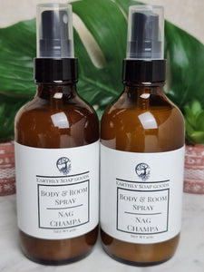 Body & Room Sprays Earthly Soap Goods