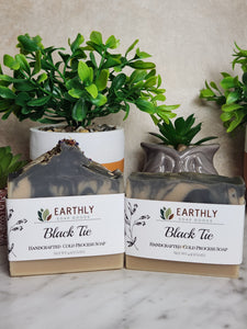 Black Tie Soap Earthly Soap Goods
