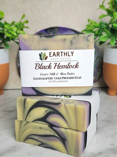 Black Hemlock Goats Milk Soap Earthly Soap Goods