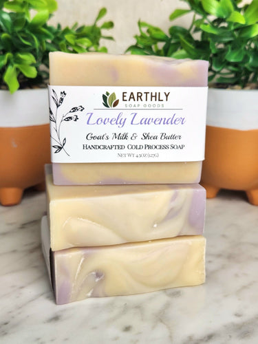 Lovely Lavender Goats Milk Soap Earthly Soap Goods