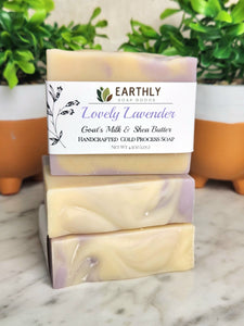 Lovely Lavender Goats Milk Soap Earthly Soap Goods