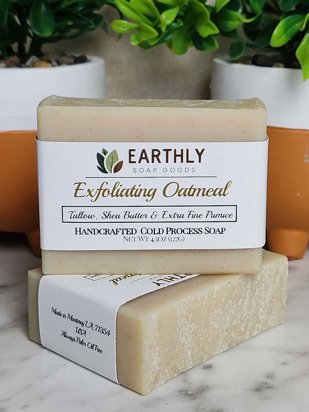 Oatmeal Exfoliating Soap Earthly Soap Goods