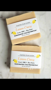 Lemon Crazy Goats Milk Soap Earthly Soap Goods