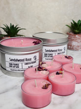 Load image into Gallery viewer, Sandalwood Rose Soywax Candle Earthly Soapgoods