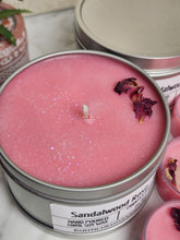 Load image into Gallery viewer, Sandalwood Rose Soywax Candle Earthly Soapgoods