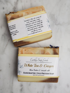 White Tea & Ginger Soap Earthly Soap Goods