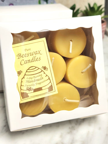 Beeswax Tealight Candles Earthly Soap Goods