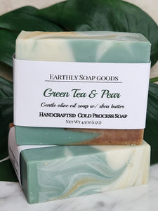 Green Tea & Pear Earthly Soap Goods