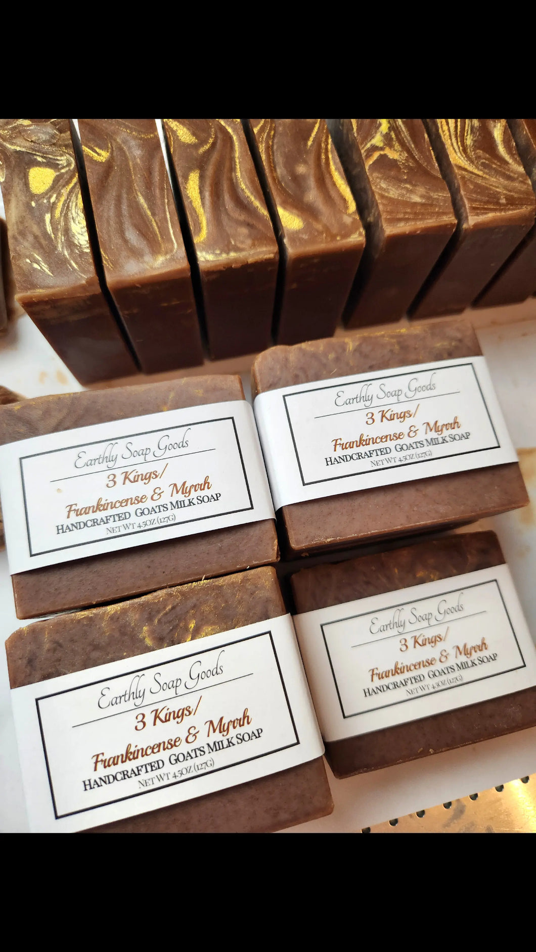 Frankincense and Myrrh Soap Earthly Soap Goods