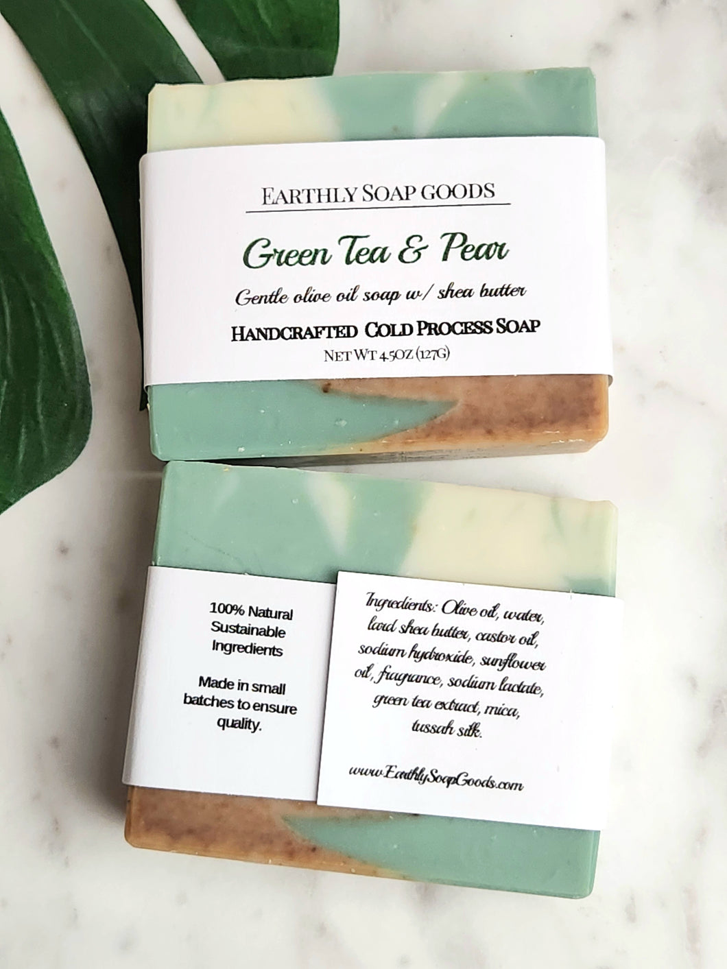 Green Tea & Pear Earthly Soap Goods