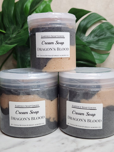 Dragon's Blood Cream Soap Earthly Soap Goods 