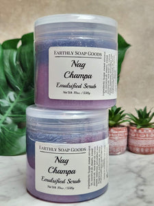 Nag Champa Emulsified Scrub Earthly Soap Goods 